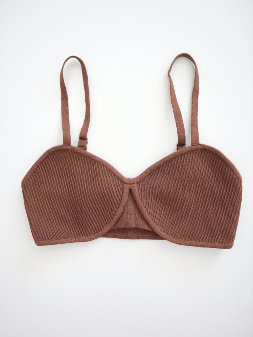 Aritzia Babaton Sculpt Knit Bra Top | S